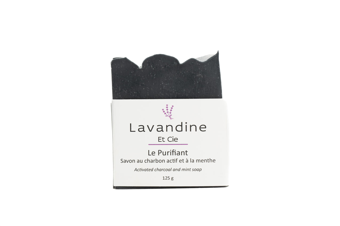 Le Purifiant - Soap with activated charcoal and mint
