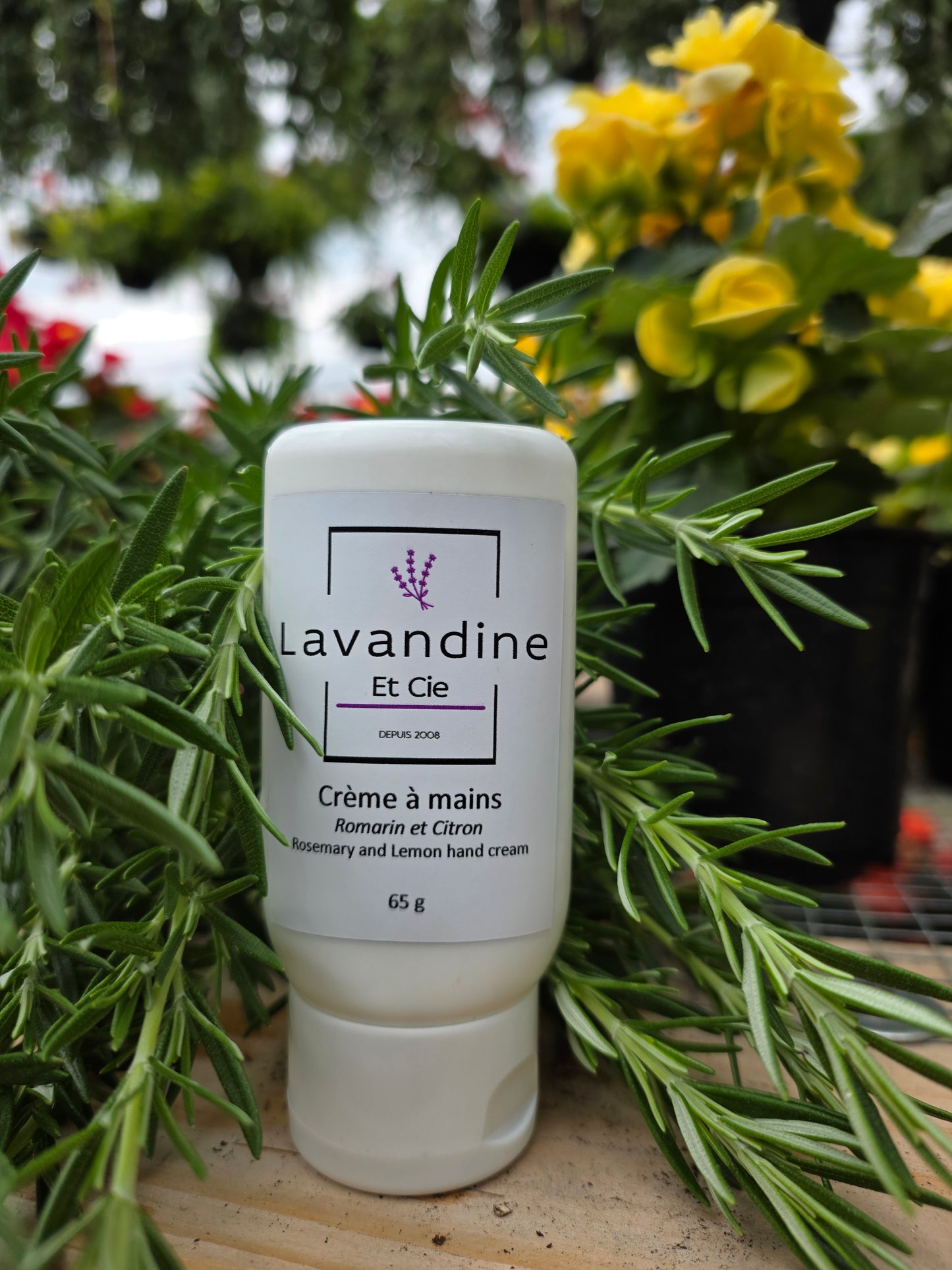 Lemon and rosemary hand cream