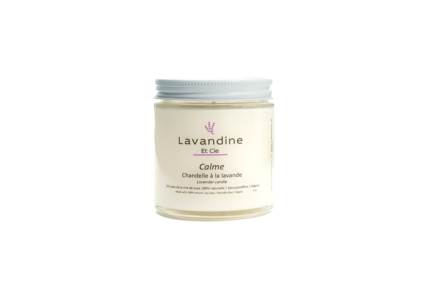 Chandelle Calme - Lavande 4oz