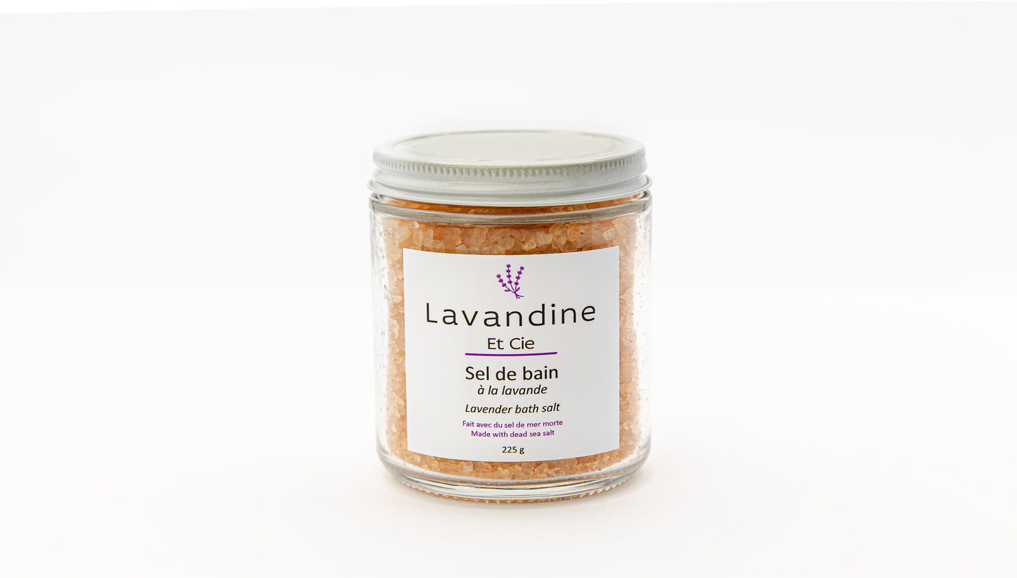Sel de bain à la lavande