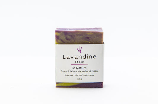 Le Naturel - Lavender, cedar and tea tree soap